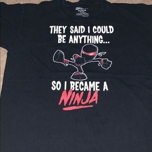 Kids Ninja T Shirt 2XL